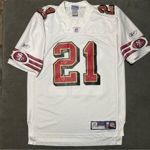 SF 49ers Frank Gore #21 vintage Authentic Reebok Football Jersey Sz Medium